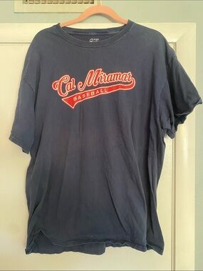 Cal Miramar Baseball Men's Navy Graphic Tee